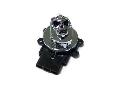 Chrome Ignition Switch with Chrome Skull 1996 / 2010 FXST 1996 / 2011 FXDWG 1995 / 2013 FLHR