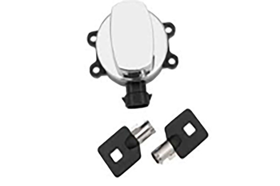 Side Hinge Ignition Switch Chrome 2011 / 2017 FLS 2011 / 2017 FLST 2014 / 2019 FLHR 2012 / 2016 FLD 2012 / 2017 FXDWG 2012 / 2017 FXDF 2012 / 2017 FXDB