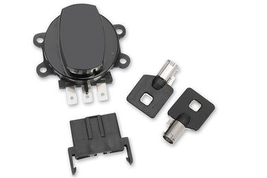 Side Hinge Ignition Switch Black 1999 / 2011 FXDWG 2008 / 2011 FXDC 2008 / 2011 FXDF 2000 / 2010 FLST 2000 / 2010 FXST 1999 / 2013 FLHR