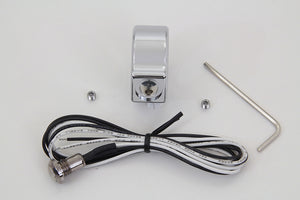 Chrome Single Handlebar Button Switch Kit 0 /  Custom application for 1 handlebars"