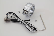 Load image into Gallery viewer, Chrome Single Handlebar Button Switch Kit 0 /  Custom application for 1 handlebars&quot;