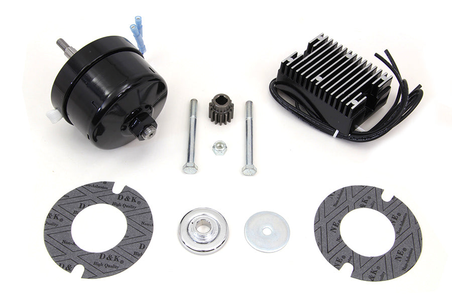 Black 12 Volt Alternator Generator Conversion Kit 1971 / 1983 XL