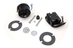 Black 12 Volt Alternator Generator Conversion Kit 1971 / 1983 XL