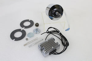 Chrome 12 Volt Alternator Generator Conversion Kit 1958 / 1970 XL