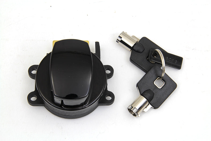 Hinge Ignition Switch Gloss Black 1996 / 2013 FXST 1996 / 2013 FLST 1996 / 2011 FXDWG 1996 / 2013 FLHR 2006 / 2011 FXE 2008 / 2011 FXDF