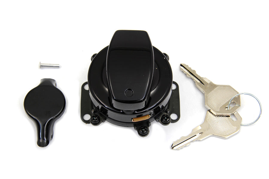 Fat Bob Ignition Switch with 6 Terminals Gloss Black 1973 / 1984 FLH 1984 / 1995 FXST 1986 / 1995 FLST 1980 / 1984 FX