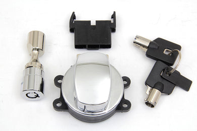 Hinge Ignition Switch Chrome 2003 / 2008 FXDWG 2003 / 2010 FXST 2003 / 2010 FLST 2003 / 2013 FLHR