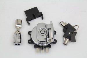 Hinge Ignition Switch Chrome 2003 / 2008 FXDWG 2003 / 2010 FXST 2003 / 2010 FLST 2003 / 2013 FLHR