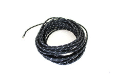 Load image into Gallery viewer, Black 25&#39; Cloth Covered Wire with White Tracer 1941 / 1964 FL 1941 / 1964 EL 1936 / 1964 G