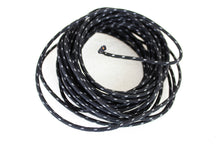 Load image into Gallery viewer, Black 25&#39; Cloth Covered Wire with White Tracer 1941 / 1964 FL 1941 / 1964 EL 1936 / 1964 G