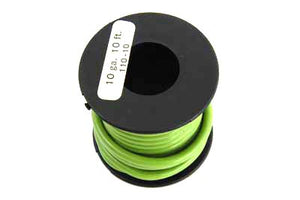 Primary Wire 10 Gauge 10' Roll Green 0 /  All models