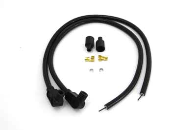 Sumax Black 10.4mm Spark Plug Wire Kit 0 /  Custom application