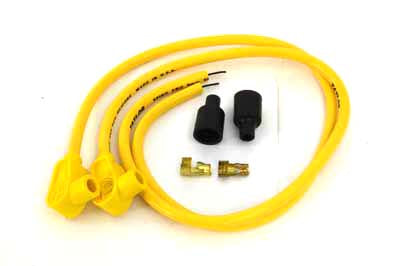 Universal Yellow 8mm Pro Spark Plug Wire Kit 0 /  Custom application