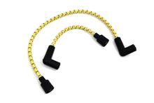 Load image into Gallery viewer, Sumax Yellow with Black &amp; Red Tracer 7mm Spark Plug Wire Set 1989 / 1998 FXST 1989 / 1998 FLST 1991 / 1998 FXD 1965 / 1985 XL 1965 / 1984 FL 1971 / 1984 FX