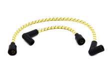 Load image into Gallery viewer, Sumax Yellow with Black &amp; Red Tracer 7mm Spark Plug Wire Set 1989 / 1998 FXST 1989 / 1998 FLST 1991 / 1998 FXD 1965 / 1985 XL 1965 / 1984 FL 1971 / 1984 FX