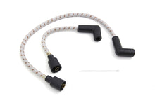 Load image into Gallery viewer, Sumax Grey with Brown Tracer 7mm Spark Plug Wire Set 1989 / 1998 FXST 1989 / 1998 FLST 1991 / 1998 FXD 1965 / 1985 XL 1965 / 1984 FL 1971 / 1984 FX
