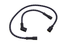 Load image into Gallery viewer, Sumax Black with Blue Tracer 7mm Spark Plug Wire Set 1980 / 1998 FLT 1980 / 1998 FLT 1986 / 2006 XL