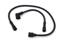 Load image into Gallery viewer, Sumax Black with Blue Tracer 7mm Spark Plug Wire Set 1980 / 1998 FLT 1980 / 1998 FLT 1986 / 2006 XL