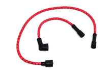 Load image into Gallery viewer, Sumax Red with Black Tracer 7mm Spark Plug Wire Set 1980 / 1998 FLT 1980 / 1998 FLT 1986 / 2006 XL