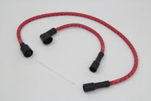 Load image into Gallery viewer, Sumax Red with Black Tracer 7mm Spark Plug Wire Set 1980 / 1998 FLT 1980 / 1998 FLT 1986 / 2006 XL