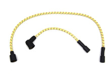 Load image into Gallery viewer, Sumax Yellow with Black &amp; Red Tracer 7mm Spark Plug Wire Set 1980 / 1998 FLT 1980 / 1998 FLT 1986 / 2006 XL