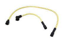 Load image into Gallery viewer, Sumax Yellow with Black &amp; Red Tracer 7mm Spark Plug Wire Set 1980 / 1998 FLT 1980 / 1998 FLT 1986 / 2006 XL