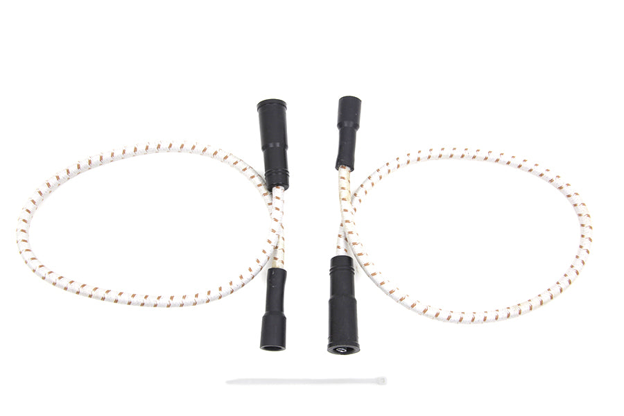 Sumax Grey with Brown Tracer 7mm Spark Plug Wire Set 1999 / 2008 FLT With EFI