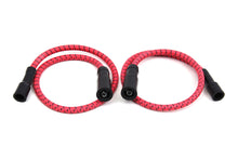 Load image into Gallery viewer, Sumax Red with Black Tracer 7mm Spark Plug Wire Set 1999 / 2008 FLT With EFI