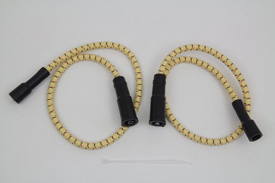 Sumax Yellow with Black & Red Tracer 7mm Spark Plug Wire Set 1999 / 2008 FLT with EFI
