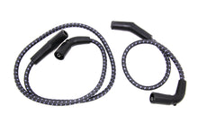 Load image into Gallery viewer, Sumax Black with Blue Tracer 7mm Spark Plug Wire Set 2009 / 2016 FLT