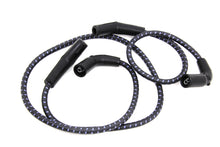 Load image into Gallery viewer, Sumax Black with Blue Tracer 7mm Spark Plug Wire Set 2009 / 2016 FLT