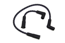Load image into Gallery viewer, Sumax Black with Blue Tracer 7mm Spark Plug Wire Set 1999 / 2017 FXST 1999 / 2017 FLST 1999 / 2017 FXD