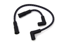 Load image into Gallery viewer, Sumax Black with Blue Tracer 7mm Spark Plug Wire Set 1999 / 2017 FXST 1999 / 2017 FLST 1999 / 2017 FXD