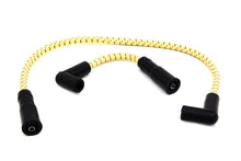 Load image into Gallery viewer, Sumax Yellow with Black &amp; Red Tracer 7mm Spark Plug Wire Set 1999 / 2017 FXST 1999 / 2017 FLST 1999 / 2017 FXD