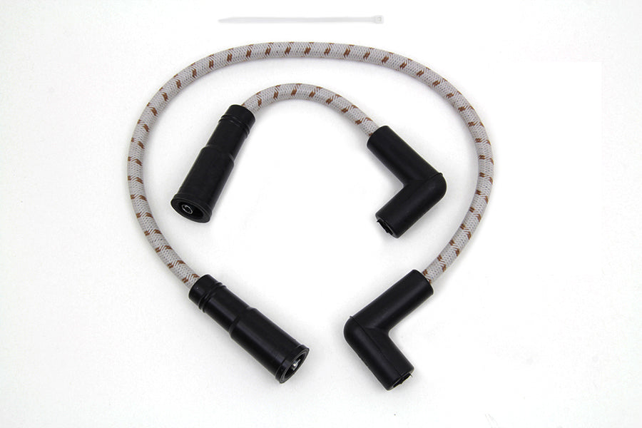 Sumax Grey with Brown Tracer 7mm Spark Plug Wire Set 1999 / 2017 FXST 1999 / 2017 FLST 1999 / 2017 FXD