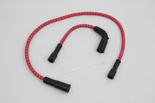 Load image into Gallery viewer, Sumax Red with Black Tracer 7mm Spark Plug Wire Set 1999 / 2006 FLT with carburetor2007 / UP XL