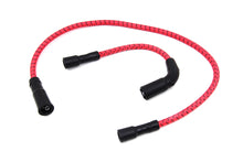 Load image into Gallery viewer, Sumax Red with Black Tracer 7mm Spark Plug Wire Set 1999 / 2006 FLT with carburetor2007 / UP XL