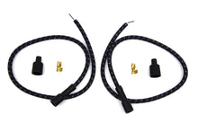 Load image into Gallery viewer, Sumax Black with Blue Tracer 7mm Spark Plug Wire Set 0 /  Custom Application