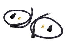 Load image into Gallery viewer, Sumax Black with Blue Tracer 7mm Spark Plug Wire Set 0 /  Custom Application