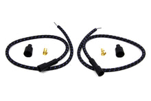 Load image into Gallery viewer, Sumax Black with Blue Tracer 7mm Spark Plug Wire Set 0 /  Custom Application