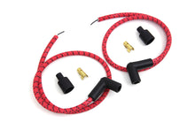 Load image into Gallery viewer, Sumax Red with Black Tracer 7mm Spark Plug Wire Set 0 /  Custom Application