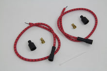 Load image into Gallery viewer, Sumax Red with Black Tracer 7mm Spark Plug Wire Set 0 /  Custom Application
