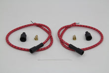 Load image into Gallery viewer, Sumax Red with Black Tracer 7mm Spark Plug Wire Set 0 /  Custom Application