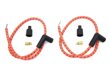 Load image into Gallery viewer, Sumax Orange with Black Tracer 7mm Spark Plug Wire Set 0 /  Custom Application