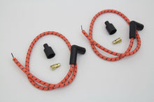 Load image into Gallery viewer, Sumax Orange with Black Tracer 7mm Spark Plug Wire Set 0 /  Custom Application