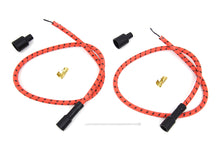 Load image into Gallery viewer, Sumax Orange with Black Tracer 7mm Spark Plug Wire Set 0 /  Custom Application