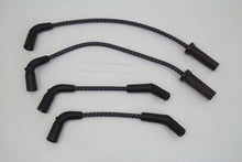 Load image into Gallery viewer, Sumax Black with Blue Tracer 7mm Spark Plug Wire Set 2018 / UP FLST 2018 / UP FXST