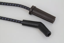 Load image into Gallery viewer, Sumax Black with Blue Tracer 7mm Spark Plug Wire Set 2018 / UP FLST 2018 / UP FXST
