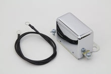Load image into Gallery viewer, Chrome Look-A-Like 12 Volt 2-Brush Relay 1941 / 1957 FL 1936 / 1952 EL 1936 / 1952 G 1936 / 1973 W