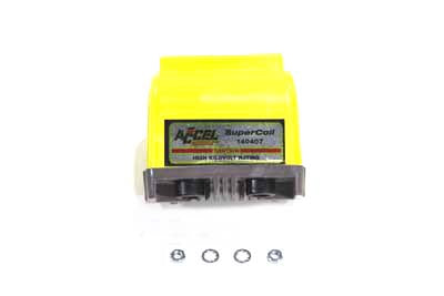 Accel Yellow Dual Fire H.V. Super Coil 1965 / 1999 models